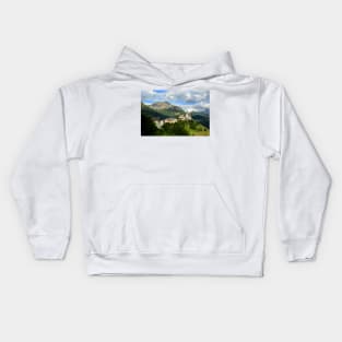Clouds over Colle Santa Lucia Kids Hoodie